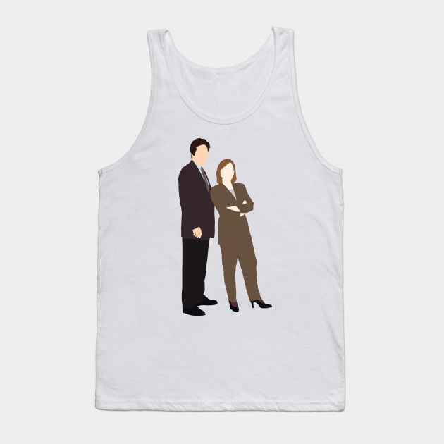 The X-files Tank Top by FutureSpaceDesigns